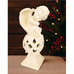 Solar Resin Angel Warm White Solar Battery including Battery AA