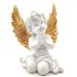 Resin Angel with Gold Wings