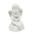 Led Resin White Angel Transparent Heart 2xAA Battery Compartment