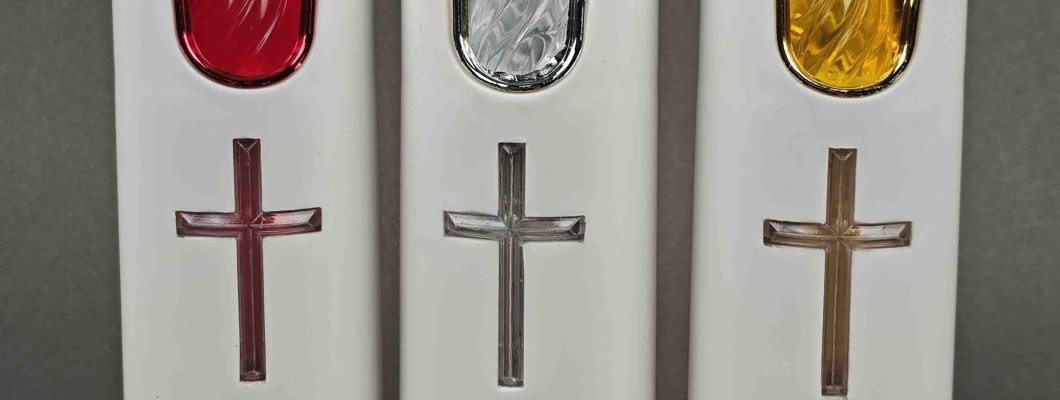 lluminating Faith & Elegance: Patented 6-PCS Electroplated Cross LED Candle Lights