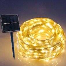 YASENN Extra-Long Solar String Lights Outdoor