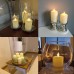 LED Flameless Candles Flickering Battery Powered 3pcs with Remote