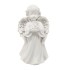 LED Resin Bird Holding Angel Cold White Light