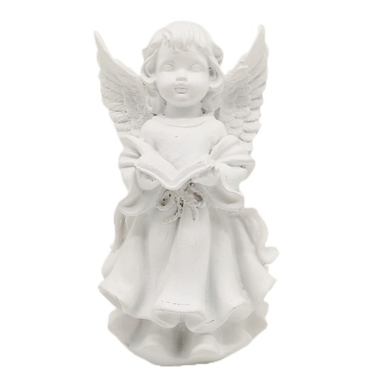Led Resin Wing Reading Angel Cold White Light Led Resin Wing Reading Angel Cold White Light