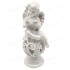 Led Hollow Ball Resin Reading Angel Cold White Light