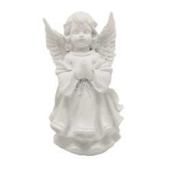 Led Resin Winged Wishing Angel Cold White Light 2xAA Battery Compartment