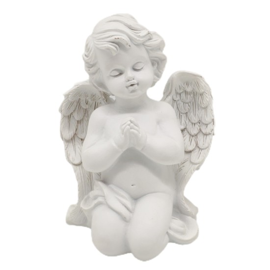 Led Resin Wishing Angel Cold White Light 2xAA Battery Compartment Led Resin Wishing Angel Cold White Light 2xAA Battery Compartment