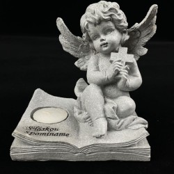 Resin Angel Candle Holder