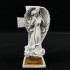 Resin Angel Solar LED Light with Flower Vase Warm White Constant Light