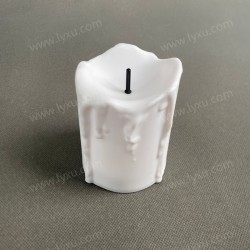 YASENN Big Dripping Tear Candle Light with LED – 6PCS