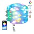 Smart LED 33FT 100L RGB Soft Wire /Vocal /Musical /Remote /Bluetooth APP /200+ Optional Function